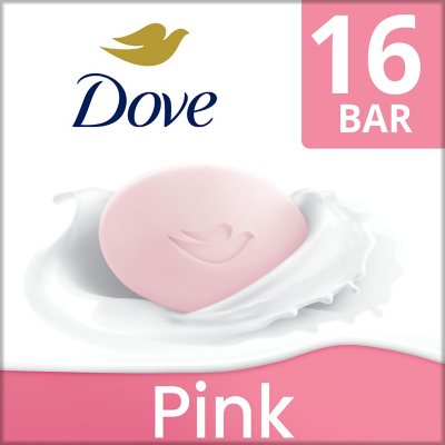 Dove Beauty Bar Soap, Pink (3.75 Oz., 16 Ct.)