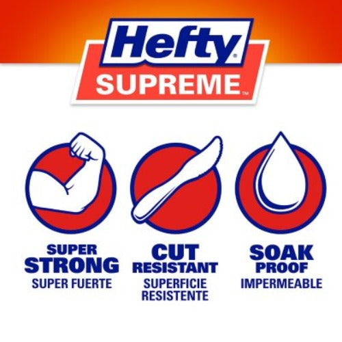 Hefty Supreme Foam Oval Platters, 12.5" X 10", 100 Ct.