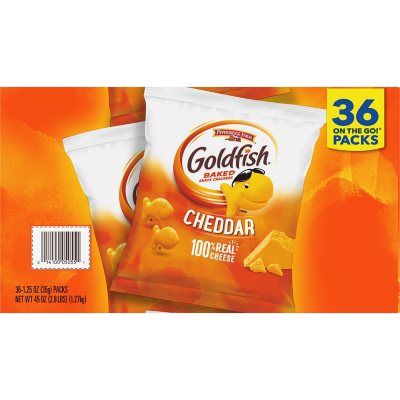 Pepperidge Farm Goldfish Cheddar Crackers (1.25 Oz., 36 Pk.)