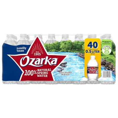 Ozarka 100% Natural Spring Water 16.9 Fl. Oz., 40 Pk.