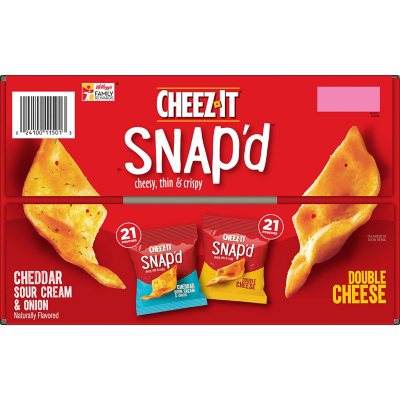 Cheez-It Snap'D, Variety Pack, 0.75 Oz., 42 Pk.