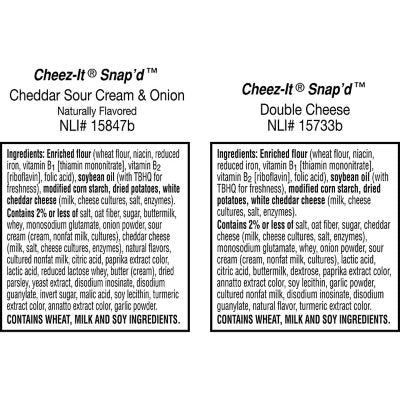 Cheez-It Snap'D, Variety Pack, 0.75 Oz., 42 Pk.