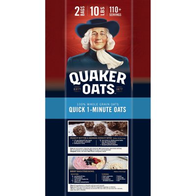 Quaker Quick 1-Minute Oats (160 Oz., 2 Pk.)