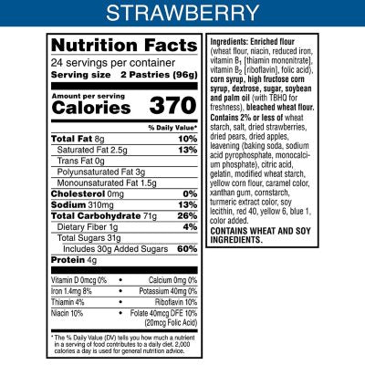 Pop-Tarts, Frosted Strawberry (48 Ct.)