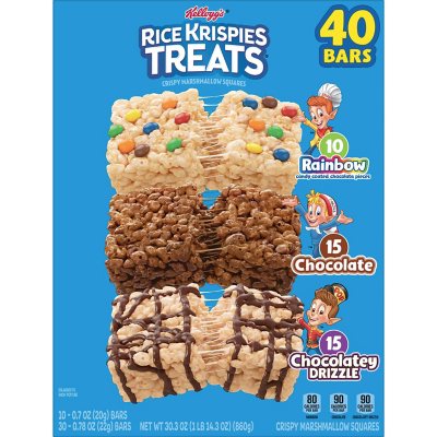 Rice Krispies Treats Squares Original with Gems (40 Ct.)