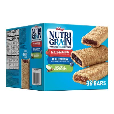 Nutri-Grain Bars Variety Pack (1.3 Oz., 36 Pk.)