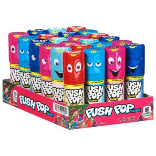 Push Pop Variety Pack Candy, 0.5 Oz., 24 Ct.