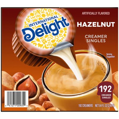 International Delight Hazelnut Coffee Creamer Singles (192 Ct.)