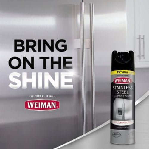Weiman Stainless Steel Kitchen and Home Appliance Cleaner & Polish, 17 Oz., 3 Pk.