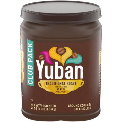 Yuban Traditional Roast Medium Roast Ground Coffee (48 Oz.)