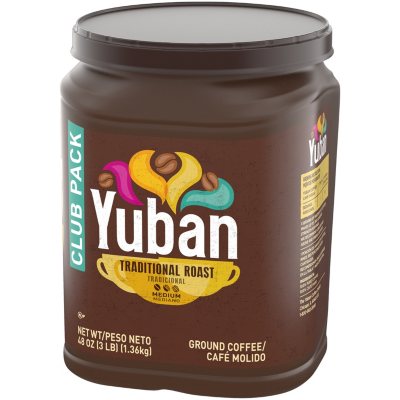 Yuban Traditional Roast Medium Roast Ground Coffee (48 Oz.)