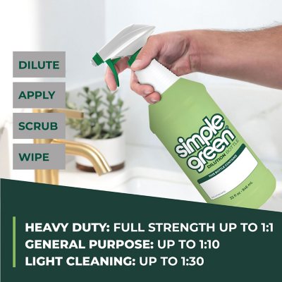 Simple Green All-Purpose Cleaner (140 Oz. Refill + 32 Oz. Trigger Spray)