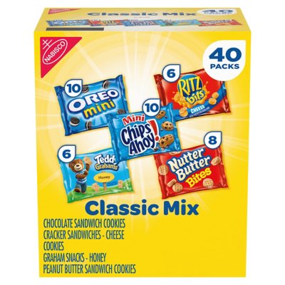 Nabisco Classic Mix Variety Pack 40 Pk.