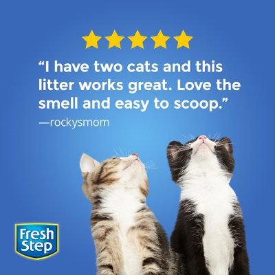 Fresh Step Extra Strength Multi-Cat Scented Clumping Litter with Febreze (42 Lbs.)