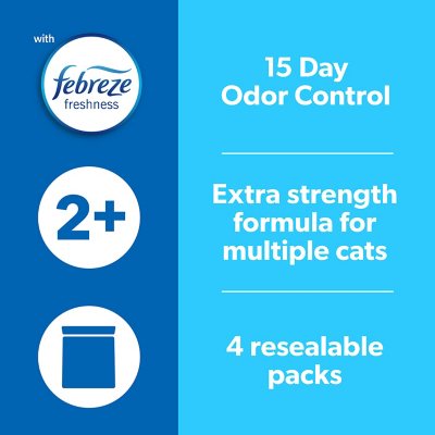 Fresh Step Extra Strength Multi-Cat Scented Clumping Litter with Febreze (42 Lbs.)