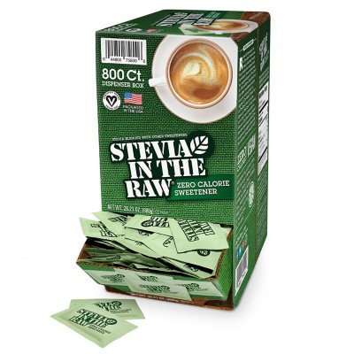 Stevia in the Raw Plant-Based Zero Calorie Sweetener Packets (800 Ct.)