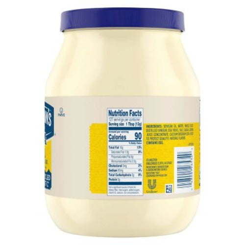 Hellmann'S Real Mayonnaise, 64 Oz.