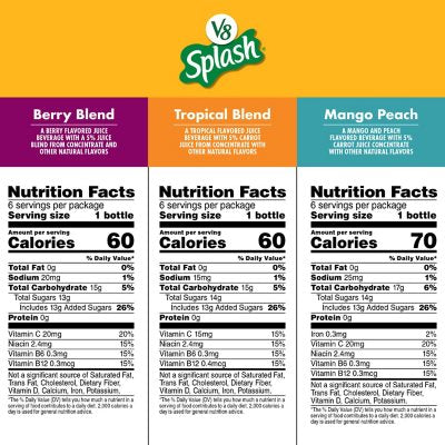 V8 Splash Variety Pack (12 Oz., 18 Pk.)