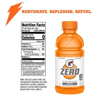 Gatorade Zero Sugar Thirst Quencher, Variety Pack (12 Fl. Oz., 28 Pk.)