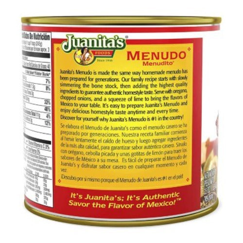 Juanita'S Foods Original Canned Menudo 25 Oz., 3 P.K