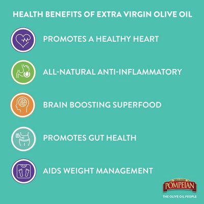 Pompeian Smooth Extra Virgin Olive Oil (68 Oz.)