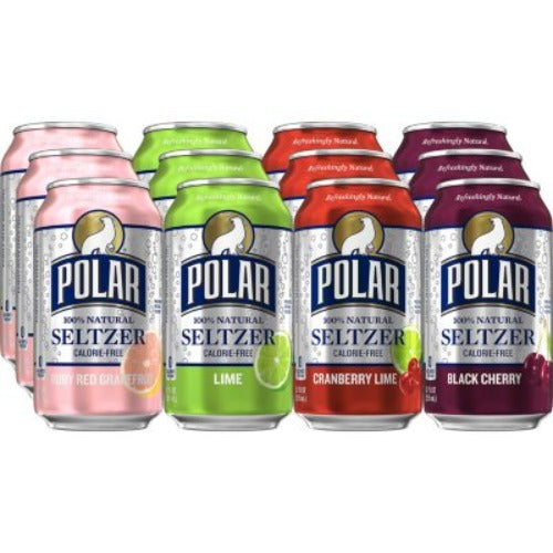 Polar Seltzer Variety Pack 12 Oz., 32 Pk.