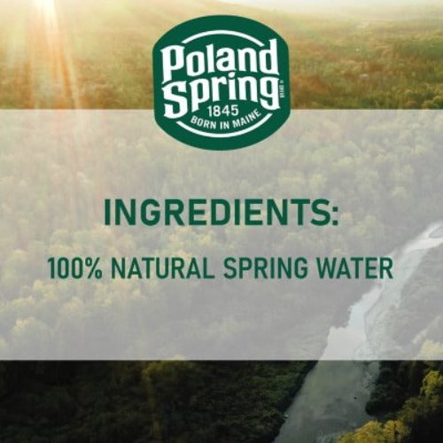 Poland Spring 100% Natural Spring Water 16.9 Fl. Oz., 40 Pk.
