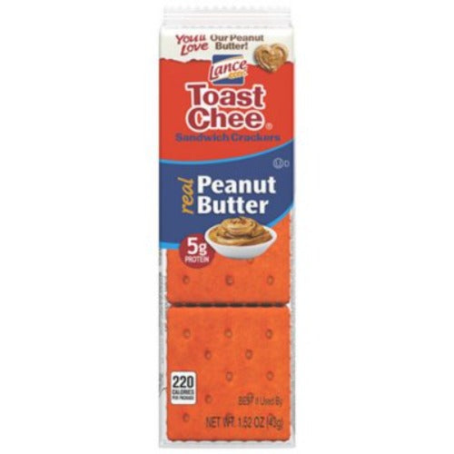 Lance Toastchee Peanut Butter Crackers, 1.52 Oz., 40 Pk.