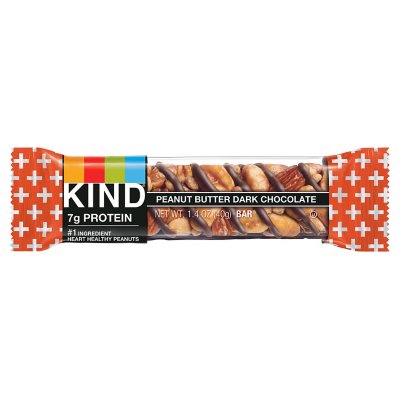 KIND Snack Bars Variety Pack, Dark Chocolate Nuts & Sea Salt and Peanut Butter Dark Chocolate (18 Ct.)