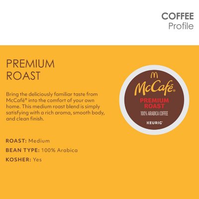 Mccafe Premium Roast K-Cup Coffee Pods (94 Ct.)