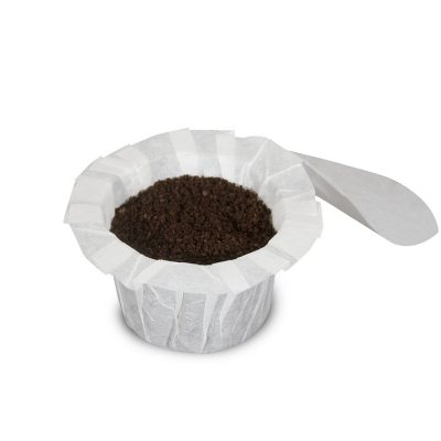 Perfect Pod Ez-Cup 2.0 Filters Disposable 100% Biodegradable Single Serve Paper Coffee Filters, 200 Ct