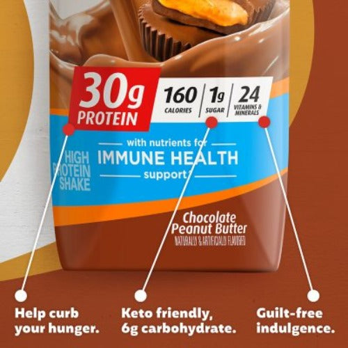 Premier Protein 30G High Protein Shake, Chocolate Peanut Butter, 11 Fl. Oz., 15 Pk.