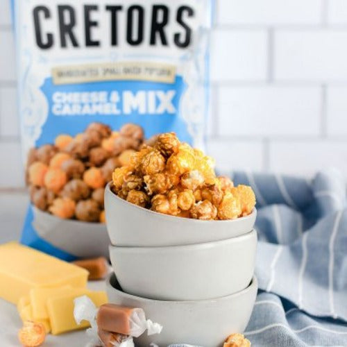 G.H. Cretors Cheese & Caramel Flavored Popcorn Mix 23.5 Oz.