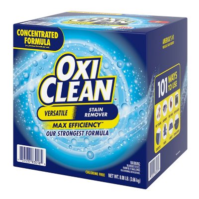 Oxiclean Concentrated Max Efficiency Versatile Stain Remover Powder (8.08 Lbs.)