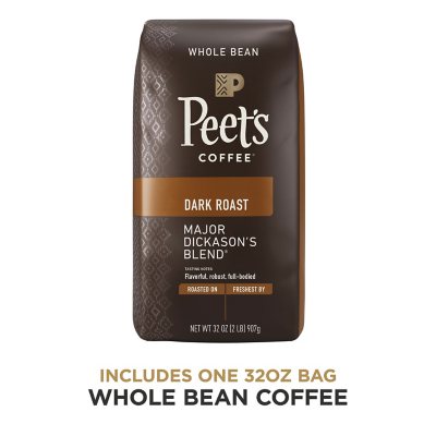 Peet'S Coffee Dark Roast Whole Bean, Major Dickason'S Blend (32 Oz.)