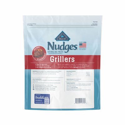 Blue Buffalo Nudges Grillers Natural Dog Treats, Steak Flavored (48 Oz.)