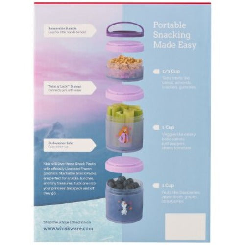 Whiskware Disney Combo Snack Pack Lunch Set, Choose Color