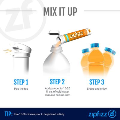 Zipfizz Energy Drink Mix, Orange Cream (20 Ct.)
