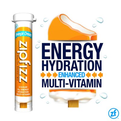 Zipfizz Energy Drink Mix, Orange Cream (20 Ct.)