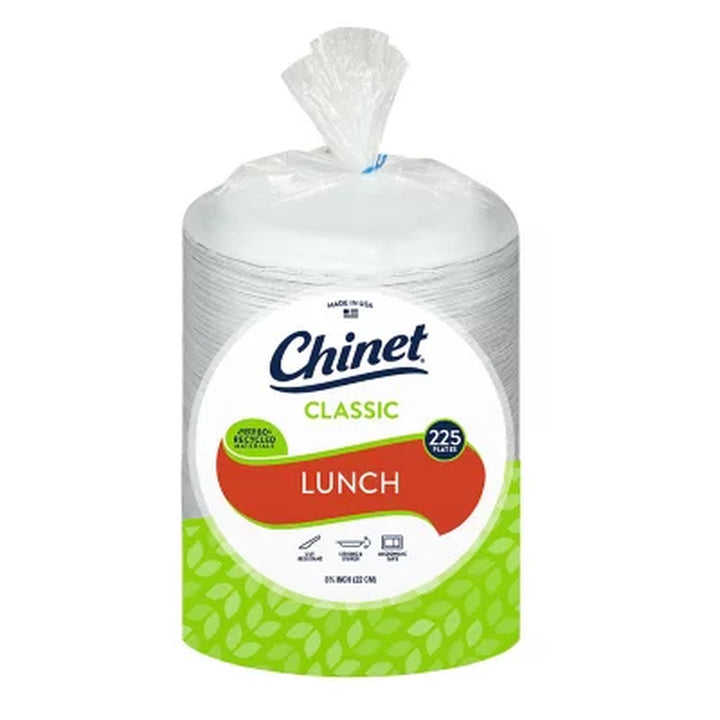 Chinet Classic Lunch Paper Plate, 8.75", 225 Ct.