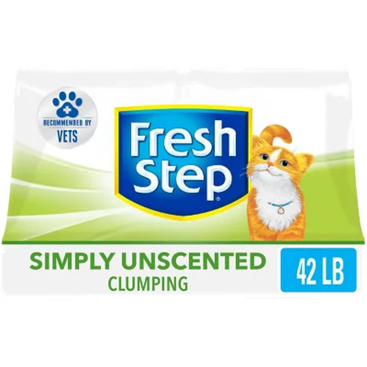 Fresh Step Simply Unscented Clumping Cat Litter (42 Lbs.)