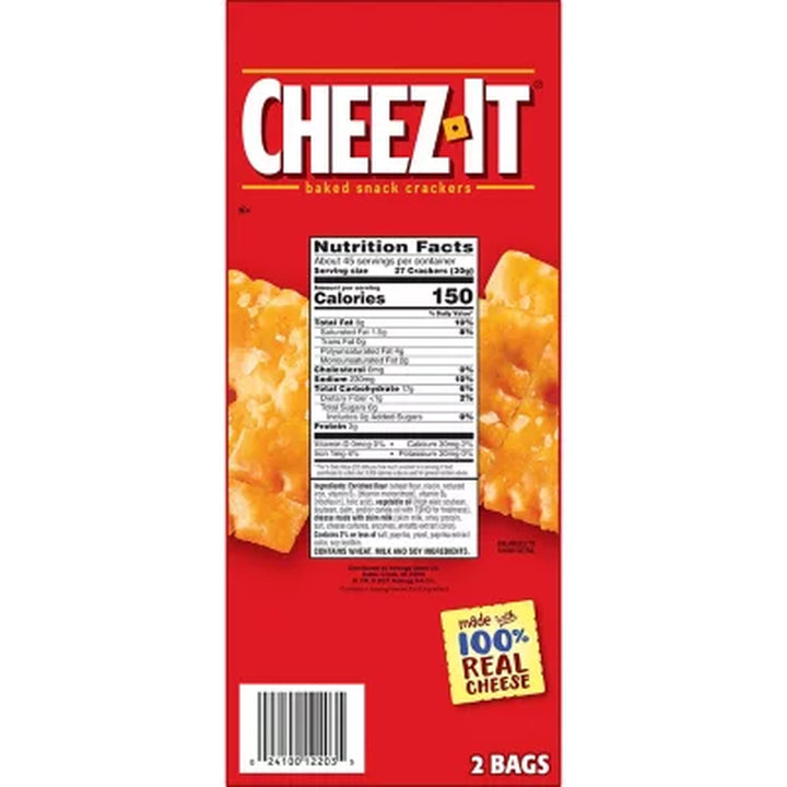 Cheez-It Original Baked Snack Crackers 24 Oz., 2 Pk.