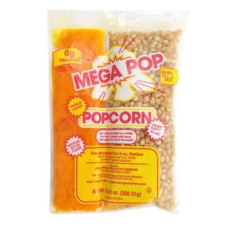 Gold Medal Mega Pop Popcorn Kit (8 Oz., 24 Ct.)