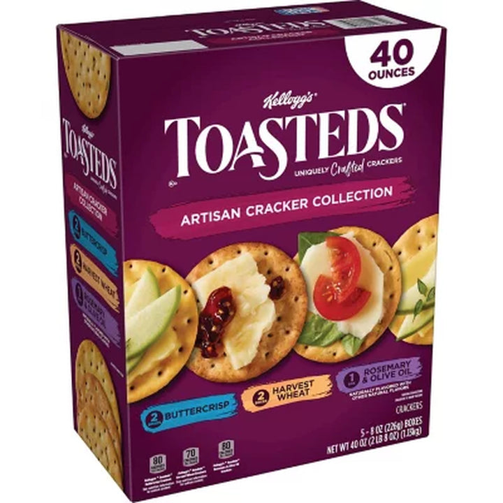 Kellogg'S Toasted Variety Pack Crackers, 40 Oz.