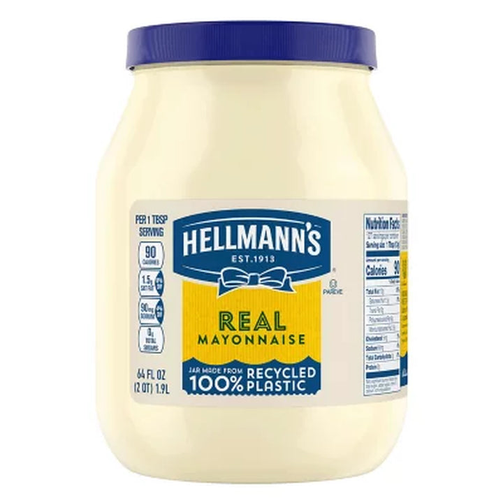 Hellmann'S Real Mayonnaise, 64 Oz.