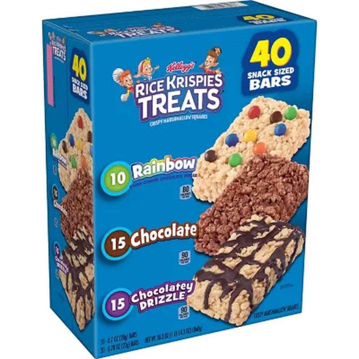 Rice Krispies Treats Squares Original with Gems (40 Ct.)