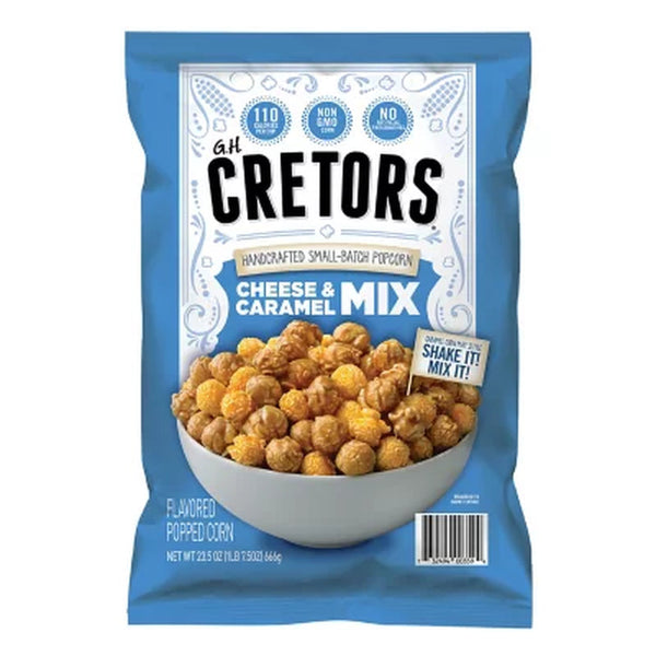 G.H. Cretors Cheese & Caramel Flavored Popcorn Mix 23.5 Oz.