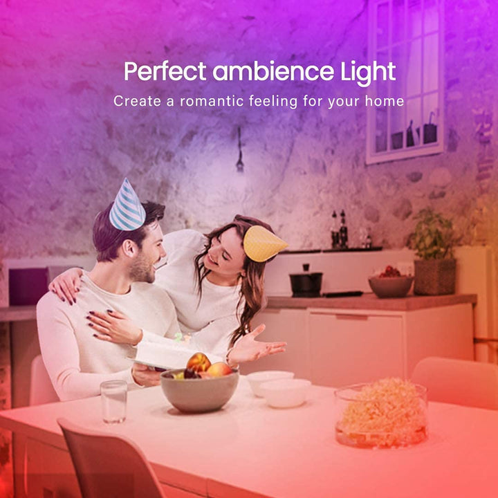 GUPUP 50 FT LED Strip Lights,Bluetooth LED Lights for Bedroom, Color Changing Light Strip with Music Sync, Phone Controller and IR Remote(App+Remote +Mic)