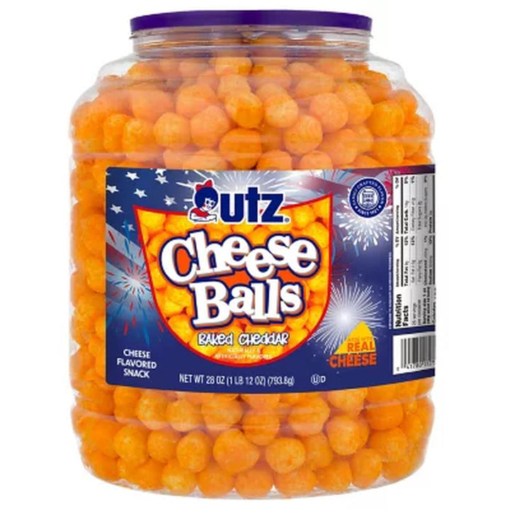 Utz Cheeseball Barrel (28 Oz.)