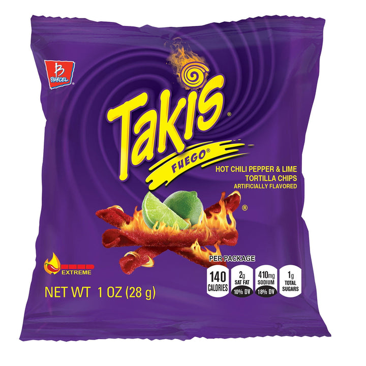 Takis Fuego Tortilla Chips, 1 Oz, 46-Count